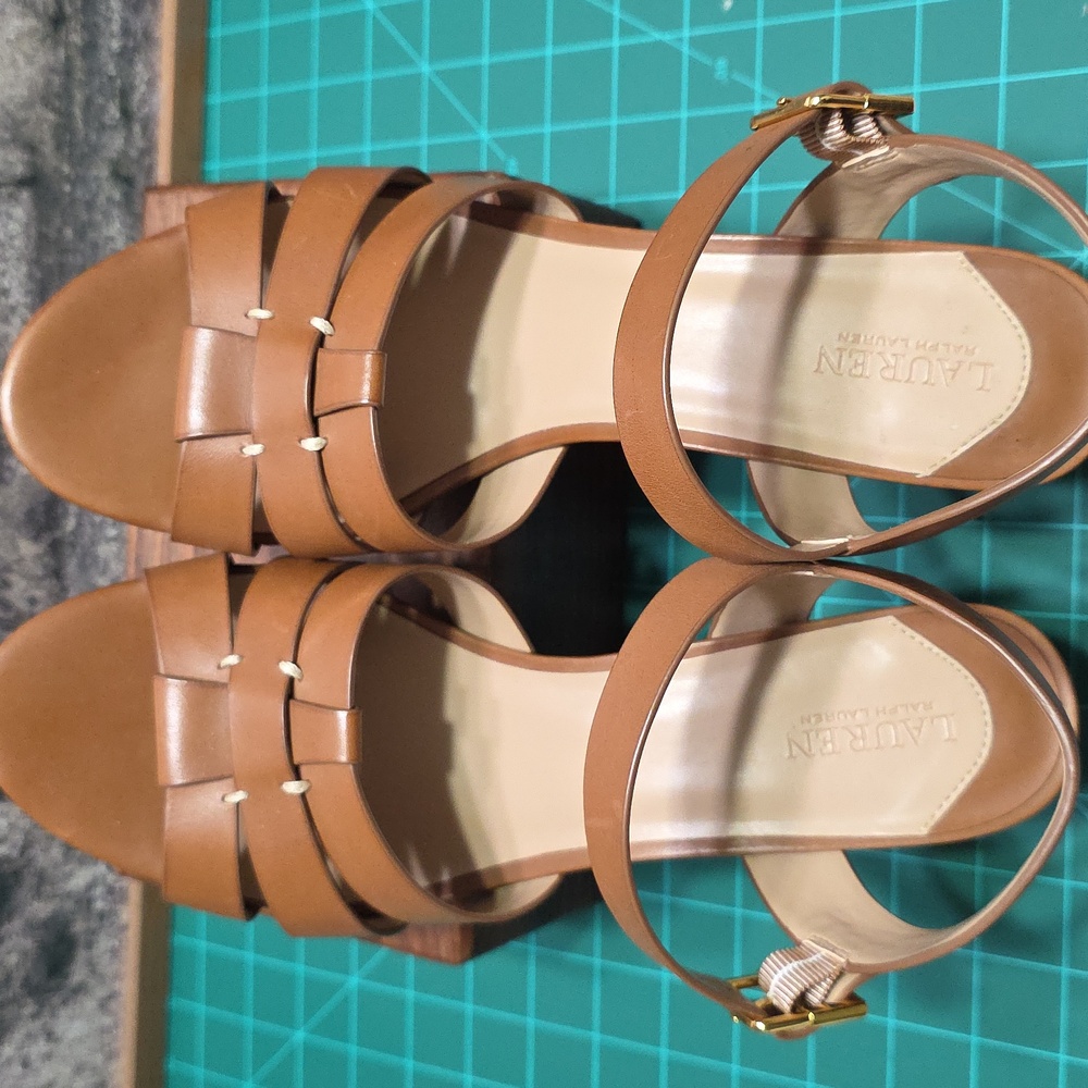 Lauren Ralph Lauren Soffia Platform Sandals - Picture 7 of 10